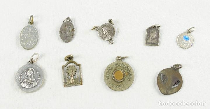 Joyeria: Medallas, grupo de 9 - Foto 1