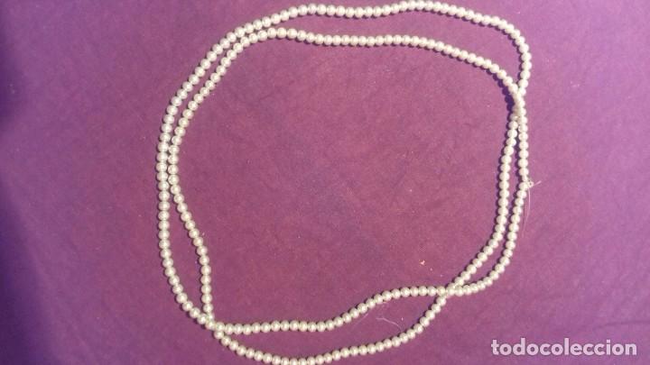Joyeria: LARGO COLLAR  VINTAGE DE PERLAS DE IMITACI&Oacute;N. - Foto 1
