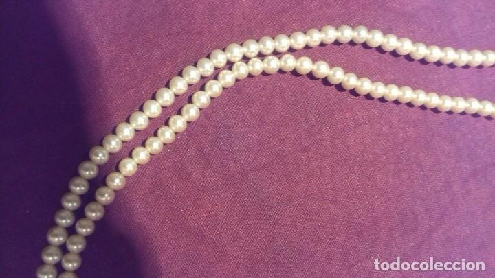 Joyeria: LARGO COLLAR  VINTAGE DE PERLAS DE IMITACI&Oacute;N. - Foto 5