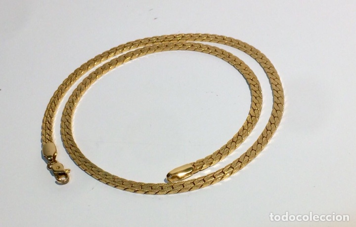 Joyeria: Gargantilla cadena chapada en oro. - Foto 1