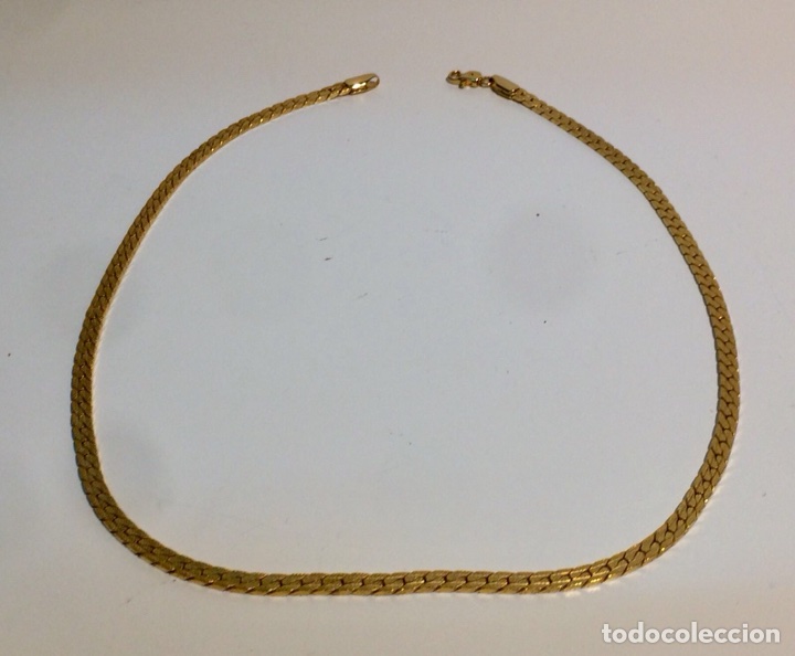 Joyeria: Gargantilla cadena chapada en oro. - Foto 2