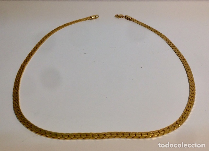 Joyeria: Gargantilla cadena chapada en oro. - Foto 3