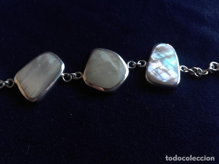 Joyeria: Pulsera de plata y nacar - Foto 2