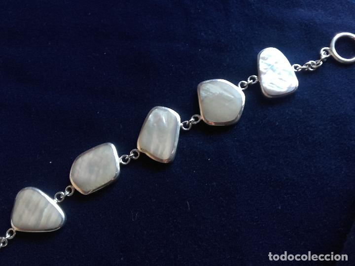 Joyeria: Pulsera de plata y nacar - Foto 3