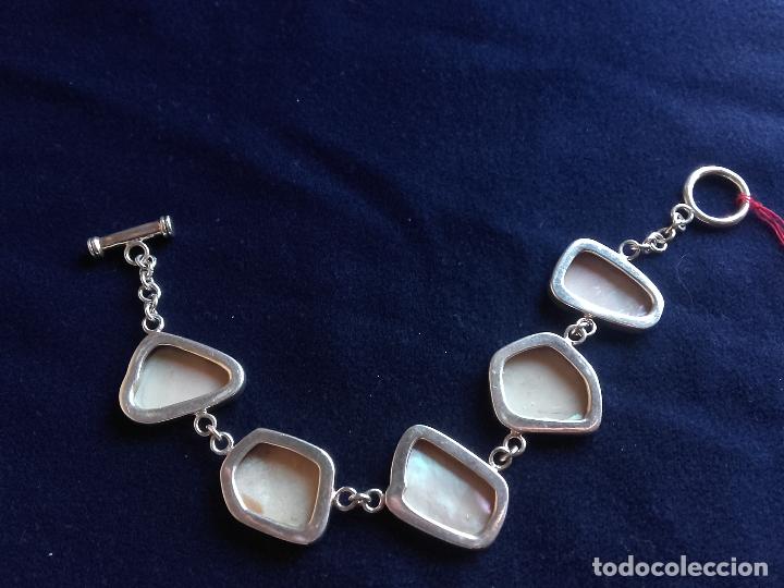 Joyeria: Pulsera de plata y nacar - Foto 4