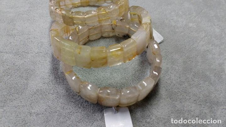 Joyeria: PULSERAS DE CUARZO RUTILADO. - Foto 2