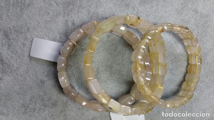 Joyeria: PULSERAS DE CUARZO RUTILADO. - Foto 3