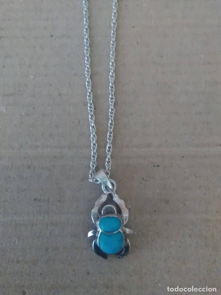 Joyeria: Colgante de plata 925 y turquesa - Foto 1