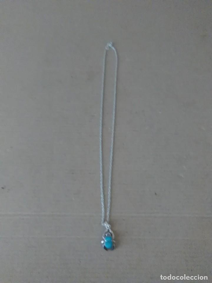 Joyeria: Colgante de plata 925 y turquesa - Foto 2