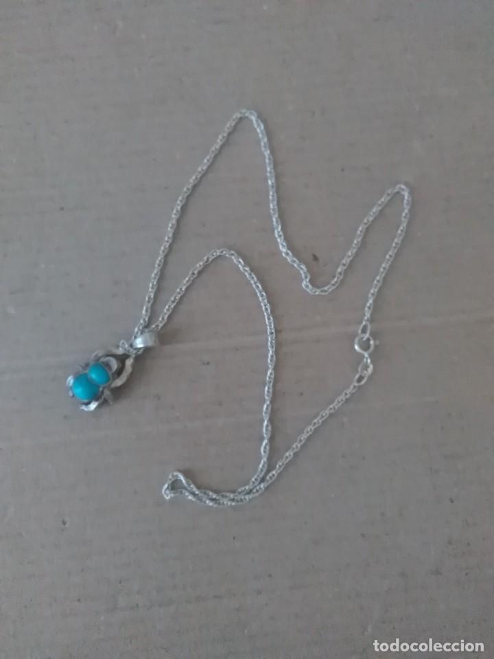Joyeria: Colgante de plata 925 y turquesa - Foto 4