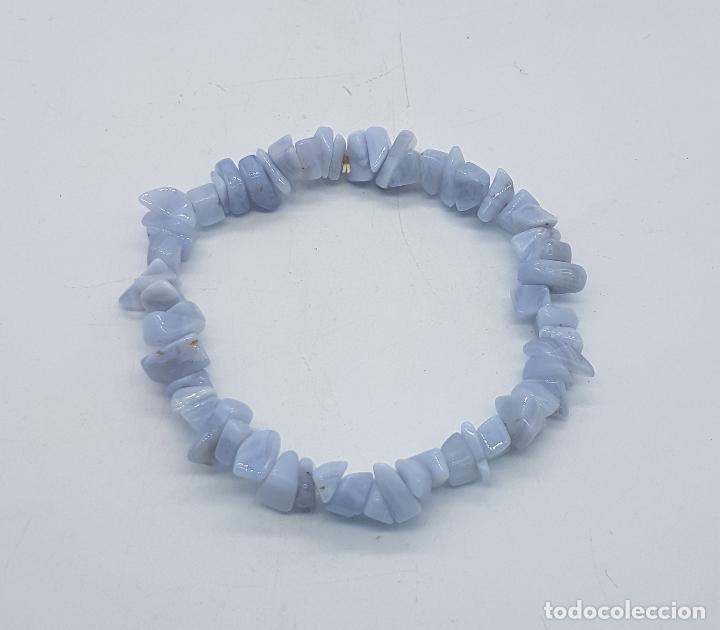 Joyeria: Pulsera de pepitas de &aacute;gata malva autenticas . - Foto 1