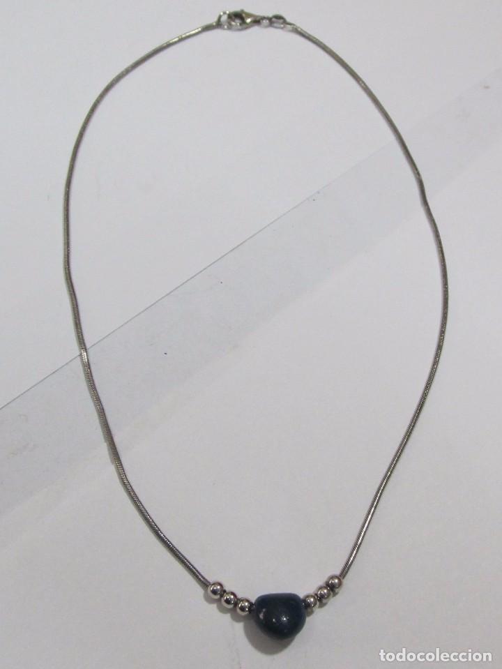 Joyeria: CORD&Oacute;N DE PLATA CON CORAZ&Oacute;N Y BOLAS - Foto 2