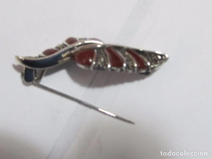 Joyeria: BROCHE DE PLATA CON MARQUESITAS /B5 - Foto 3