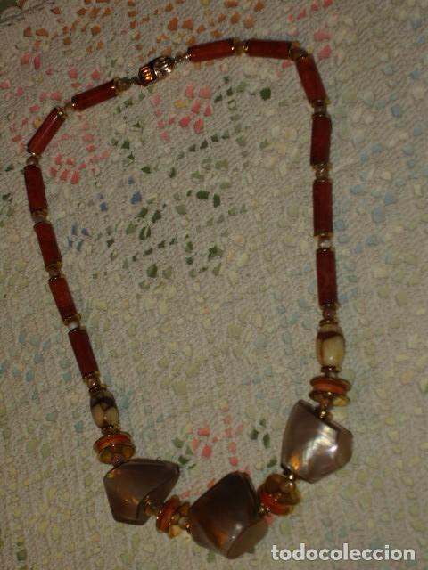 Joyeria: COLLAR DE CORAL DE MANZANA Y NACAR. - Foto 4