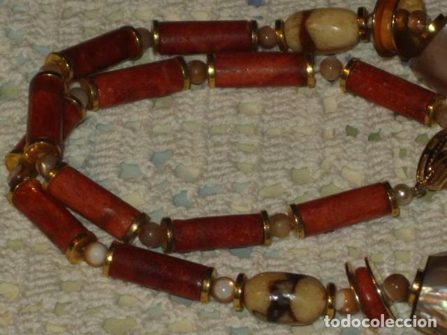 Joyeria: COLLAR DE CORAL DE MANZANA Y NACAR. - Foto 7