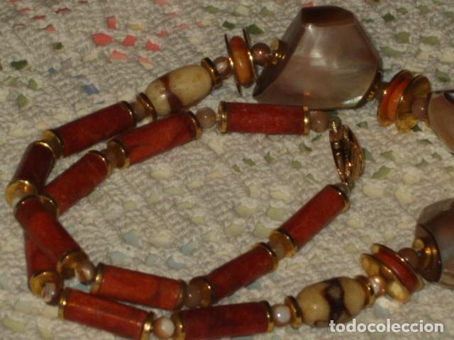 Joyeria: COLLAR DE CORAL DE MANZANA Y NACAR. - Foto 8