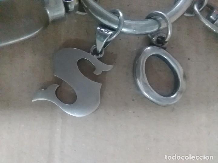 Joyeria: Collar de plata 925 y cuero (5 diges) - Foto 5