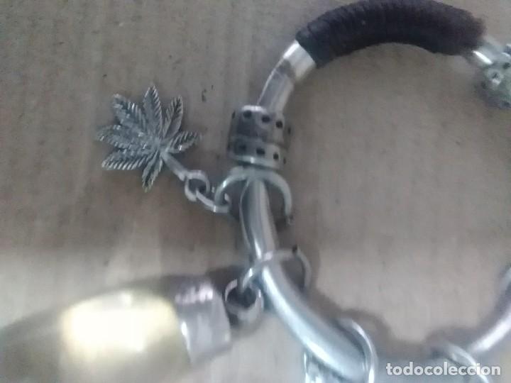 Joyeria: Collar de plata 925 y cuero (5 diges) - Foto 6
