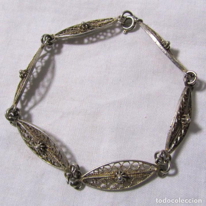 Joyeria: Pulsera de filigrana de plata - Foto 1