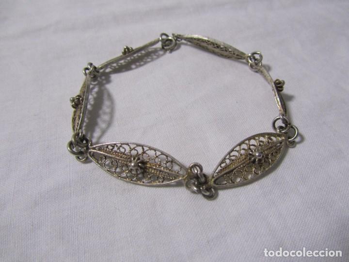 Joyeria: Pulsera de filigrana de plata - Foto 2