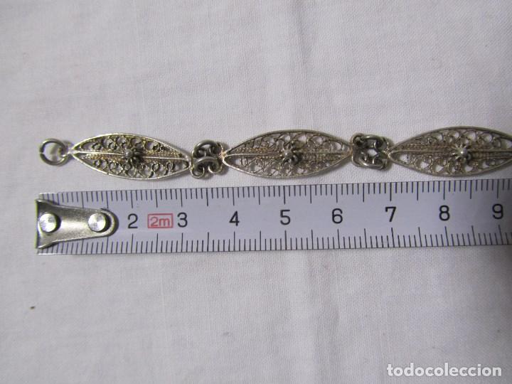 Joyeria: Pulsera de filigrana de plata - Foto 7