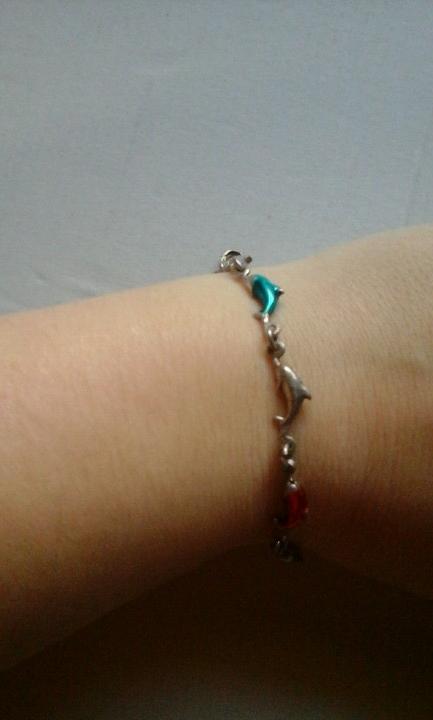 Joyeria: Cadena de delfines plateada /Silver Dolphin Chain - Foto 3