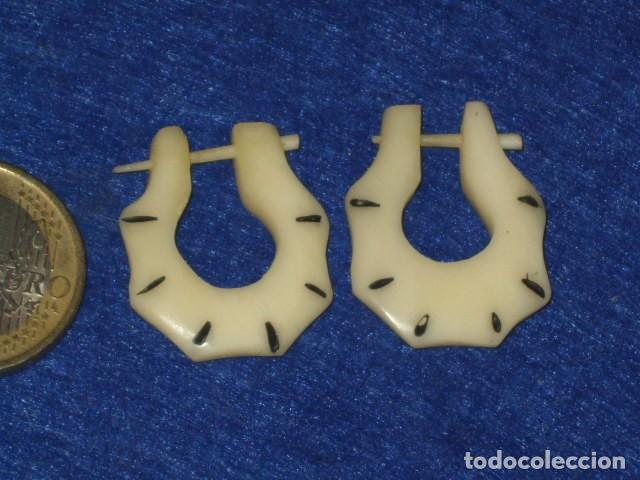 Joyeria: PENDIENTES DE HUESO. - Foto 2