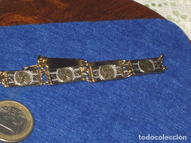 Joyeria: PULSERA DAMASQUINADA CON EL INDALO,ALMERIA. - Foto 5