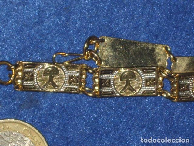 Joyeria: PULSERA DAMASQUINADA CON EL INDALO,ALMERIA. - Foto 8
