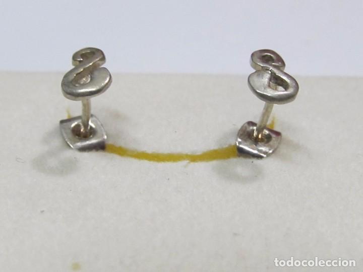 Joyeria: PENDIENTES DE PLATA CON CIERRE A PRESI&Oacute;N /P110 - Foto 2