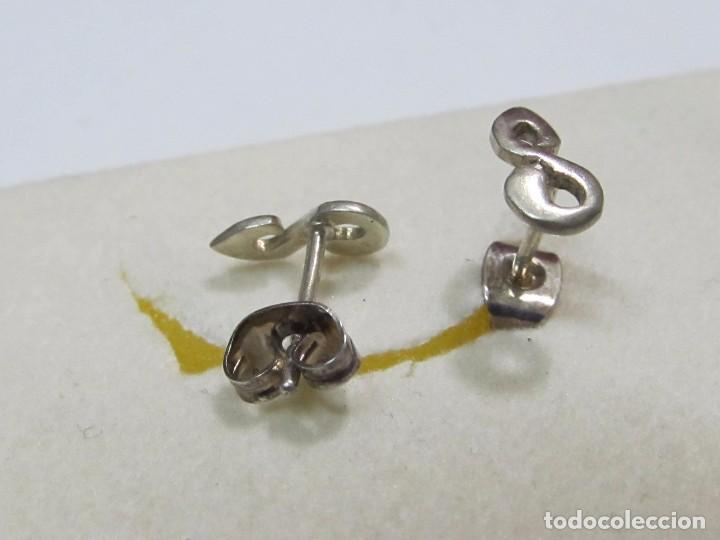 Joyeria: PENDIENTES DE PLATA CON CIERRE A PRESI&Oacute;N /P110 - Foto 3