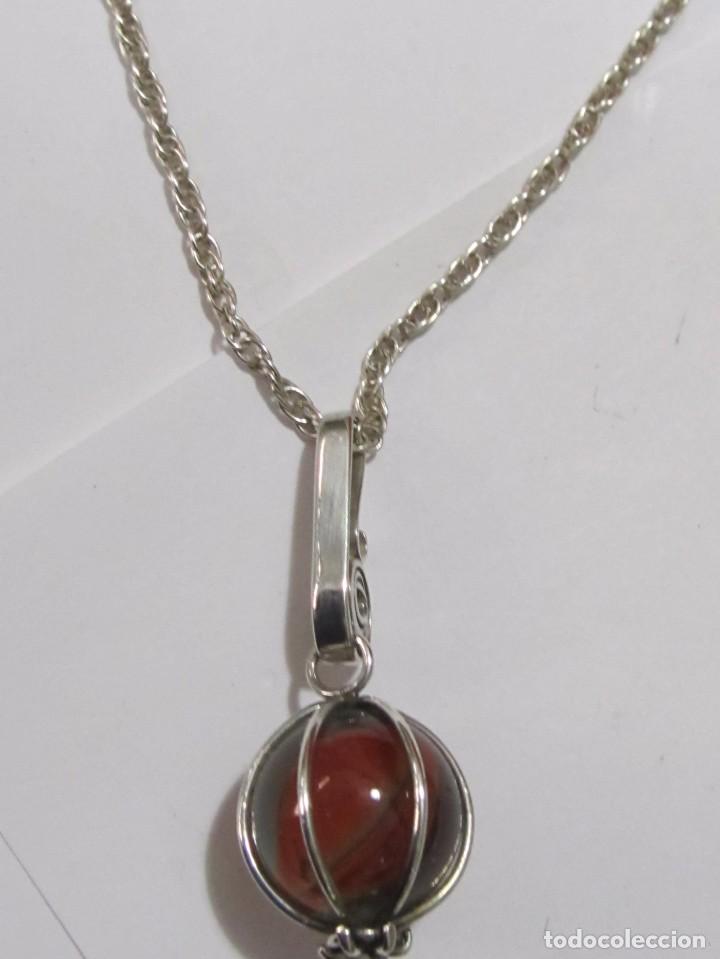 Joyeria: CORD&Oacute;N Y COLGANTE DE PLATA CON BOLA - Foto 1