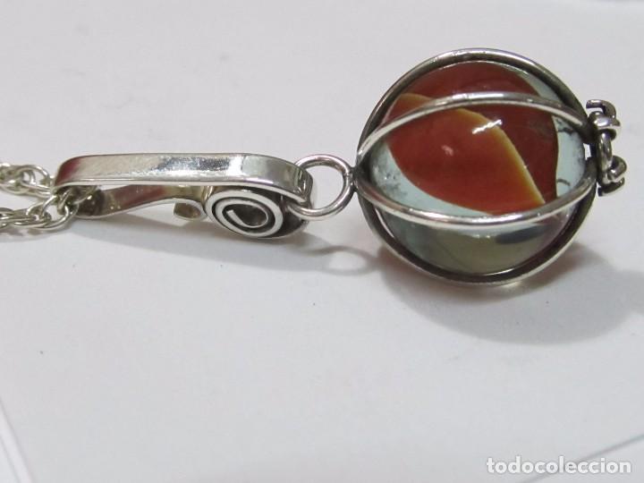 Joyeria: CORD&Oacute;N Y COLGANTE DE PLATA CON BOLA - Foto 2