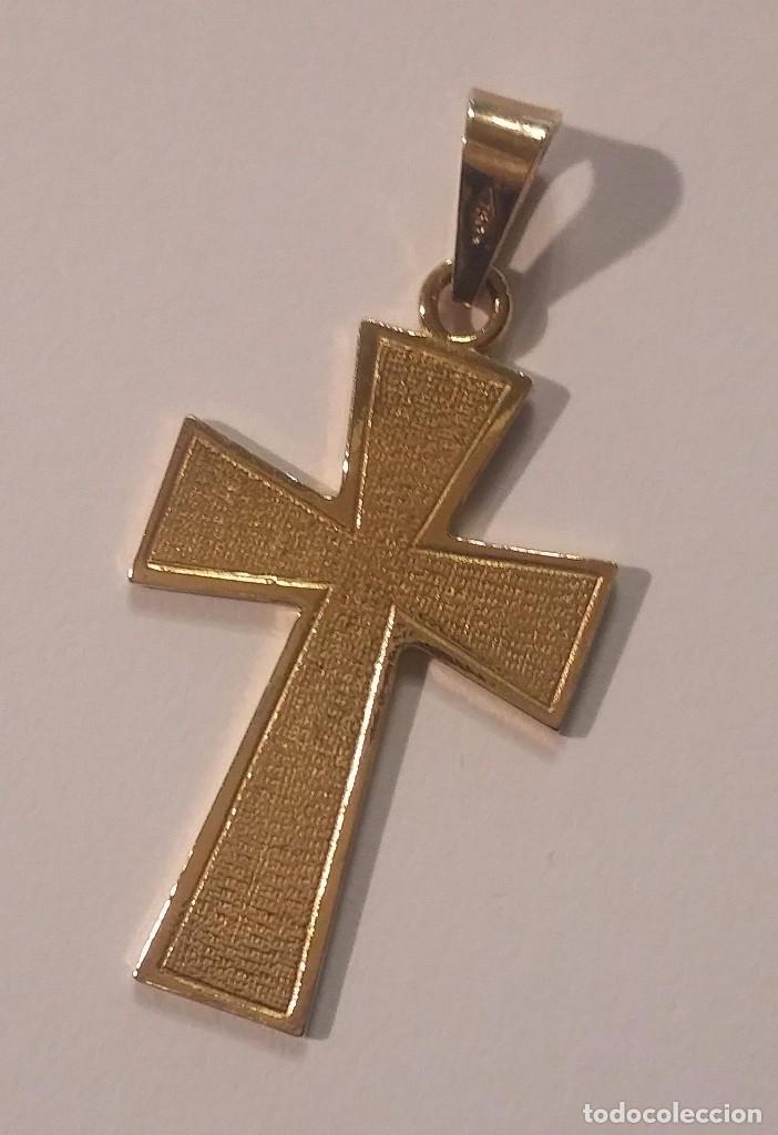 Joyeria: Cruz de Oro 18 Kiltes y Esmalte. - Foto 3