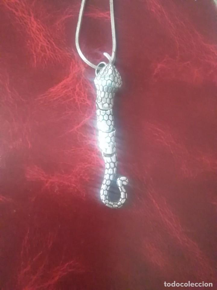 Joyeria: Colgante y cadena de plata 925 (serpiente) - Foto 2