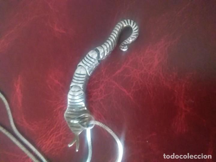 Joyeria: Colgante y cadena de plata 925 (serpiente) - Foto 4