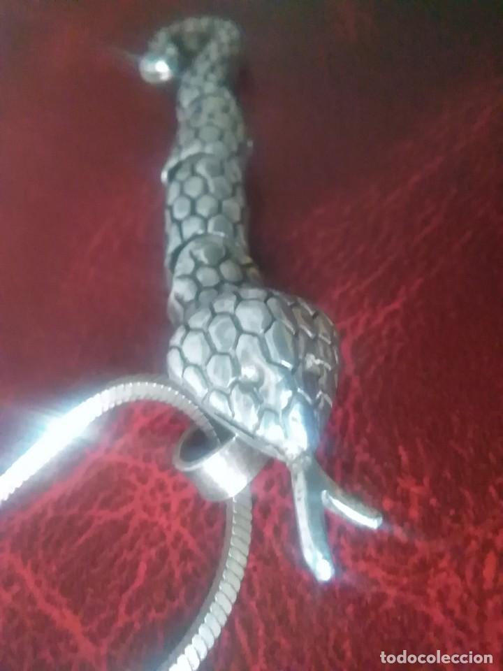 Joyeria: Colgante y cadena de plata 925 (serpiente) - Foto 5