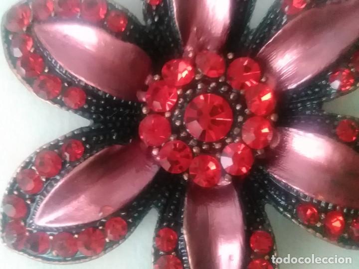 Joyeria: Broche de cristales rojos - Foto 2