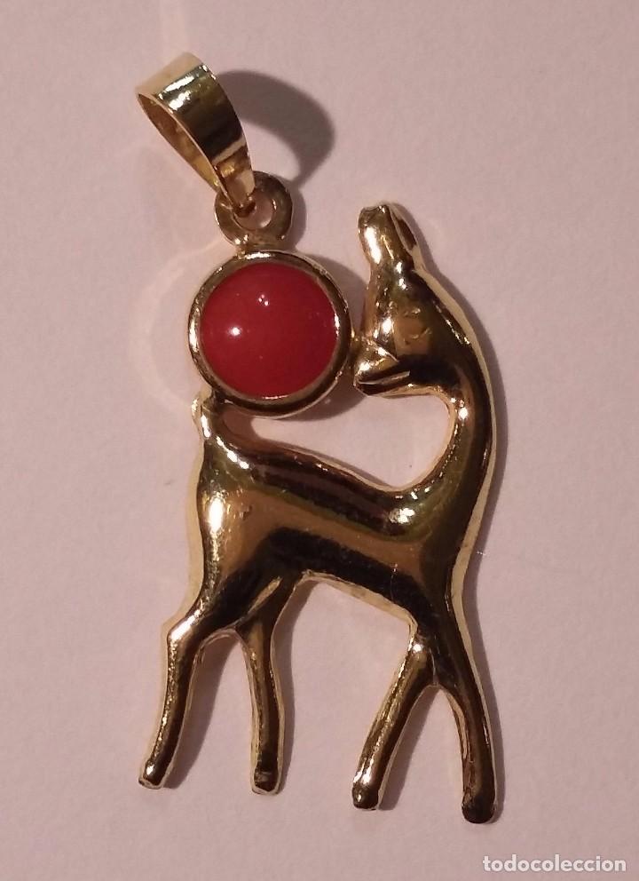 Joyeria: Cervatillo de Oro y Coral fino - Foto 2