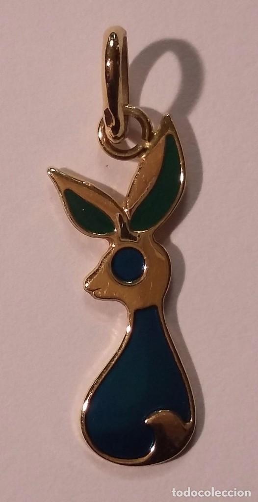Joyeria: Conejito de la suerte de Oro y esmalte - Foto 2
