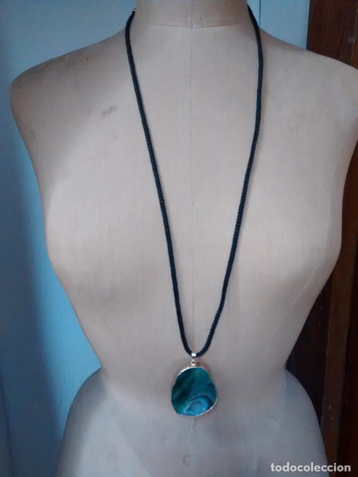 Joyeria: Collar con gran &aacute;gata azul - Foto 3