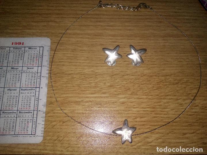 Joyeria: Juego de colgante y pendientes. Estrellas - Foto 1