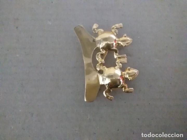 Joyeria: Broche plata dorada (925) (. Vermeil) - Foto 2