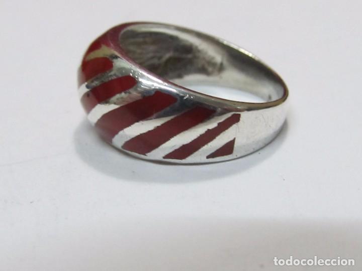 Joyeria: SORTIJA DE PLATA CON ESMALTE (TALLA 12) /SORT14 - Foto 4
