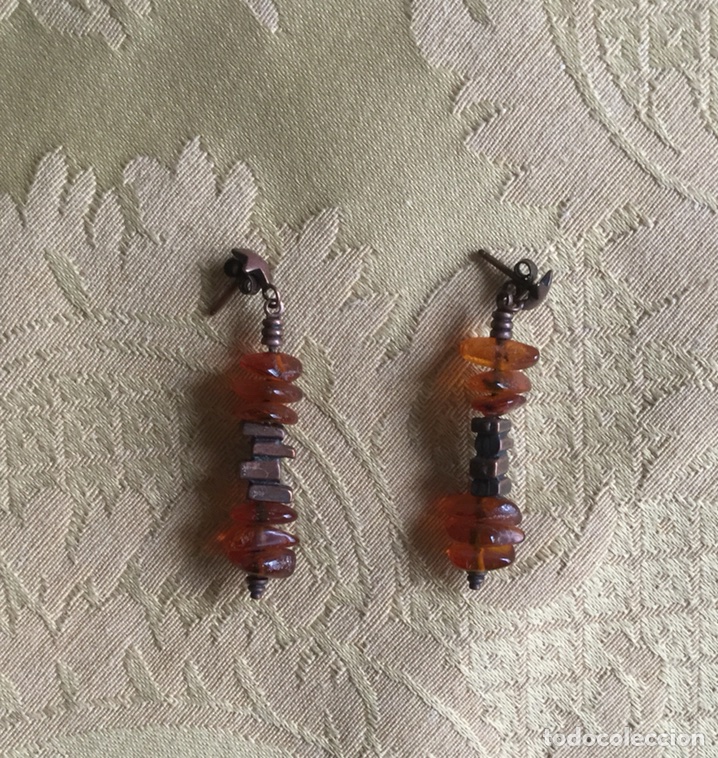 Joyeria: PENDIENTES DE COBRE Y &Aacute;MBAR NATURAL - Foto 5
