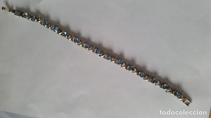 Joyeria: MAGNIFICA BRAZELTE DE VESCONY COM PEDRINAS AZULES - Foto 1