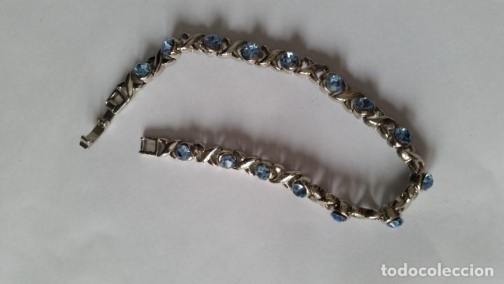 Joyeria: MAGNIFICA BRAZELTE DE VESCONY COM PEDRINAS AZULES - Foto 3