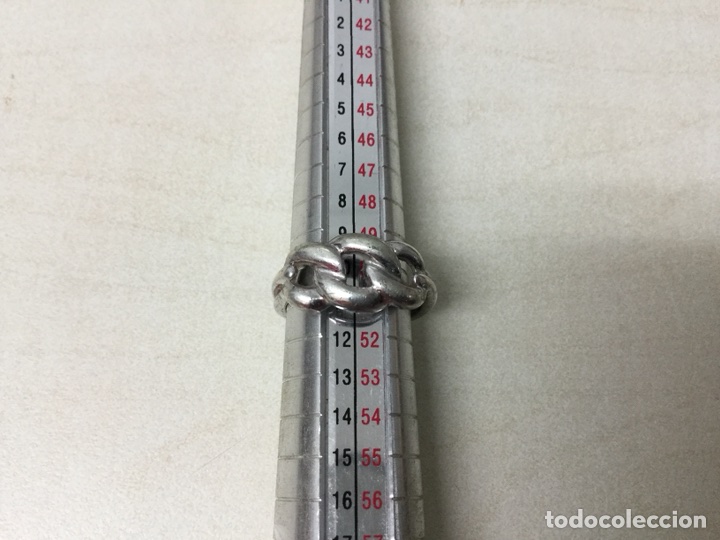 Joyeria: Anillo de plata de ley entrelazado - Foto 4