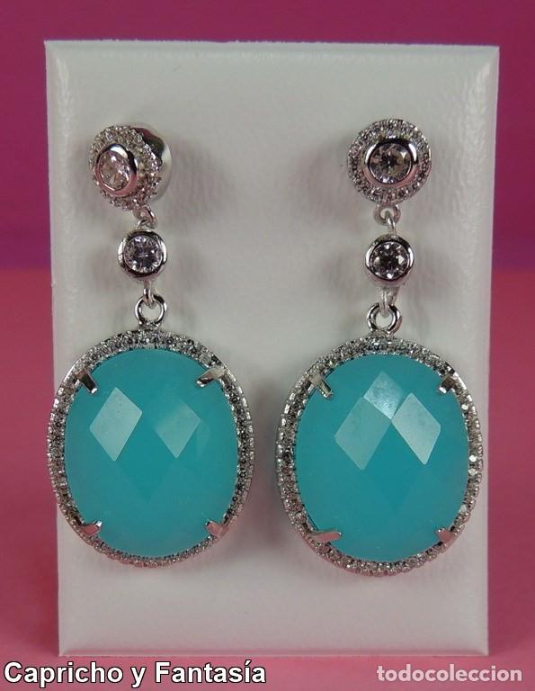 Joyeria: Pendientes de plata y cuarzo n&ordm; J22978 - Foto 1
