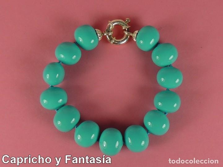 Joyeria: Pulsera de plata y turquesas n&ordm; J25265 - Foto 1